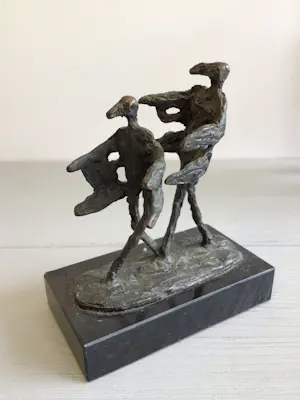 Bernadette Leijdekkers - Sculptuur “ De wind mee hebben “ kopen? Bied vanaf 59!