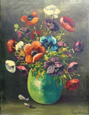 Jan van Vlaardingen - C3207-2 - Papavers in vaas verkocht voor € 61!