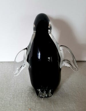 Niet of onleesbaar gesigneerd - Murano glas, pinguïn kopen? Bied vanaf 1!