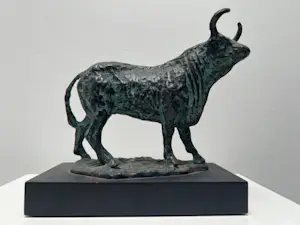 Brons (Onbekend) - bronzen sculptuur | 'Stier' kopen? Bied vanaf 1!