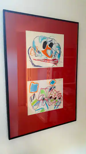 Lucebert - Originele Oil stick drawings kopen? Bied vanaf 1600!