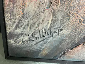 Wim Vellekoop - Abstract werk op canvas kopen? Bied vanaf 100!