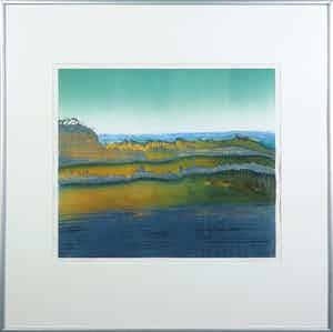 Willem de Vries - Houtsnede, Sussex XIII - Ingelijst verkocht voor € 45!