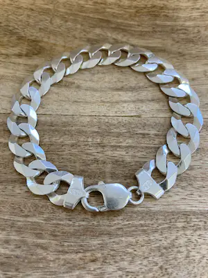 Zilveren geslepen gourmet schakelarmband kopen? Bied vanaf 55!