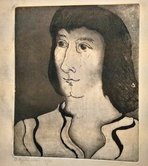 Niet of onleesbaar gesigneerd - portret kopen? Bied vanaf 1!