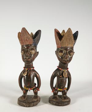 Yoruba - Hout, Ibedji tweeling kopen? Bied vanaf 1!