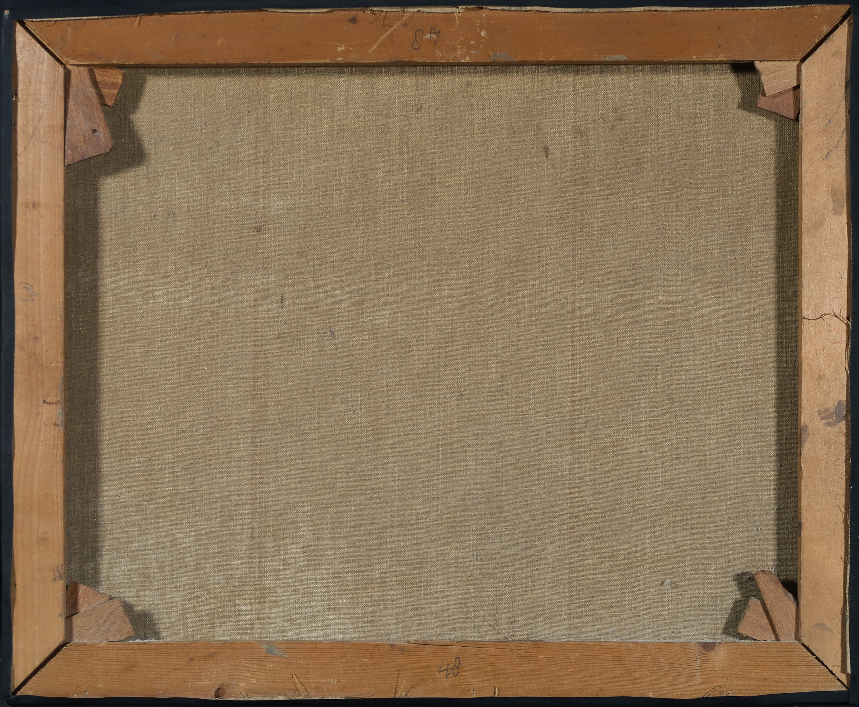 Christiaan Soer - Olieverf op doek, Landschap met witte huizen kopen? Bied vanaf 180!