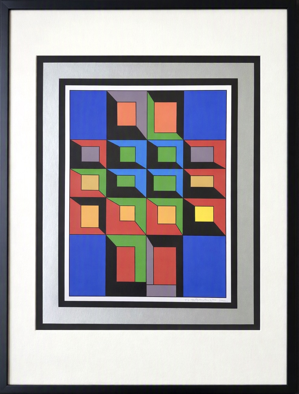 Guy Vandenbranden - Zeefdruk - Gesigneerd - 73x54 cm - ingelijst - 1974 kopen? Bied vanaf 350!