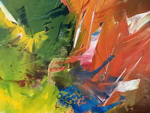 Kate Wilkinson - Abstract painting 140x70 kopen? Bied vanaf 120!