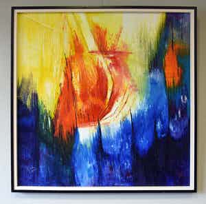 Piet van Riel - Mysterie in blauw verkocht voor € 70!