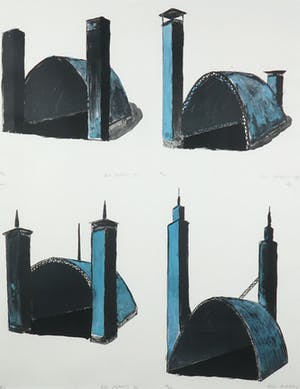 Ko Aarts - Litho, Shelter - Ingelijst kopen? Bied vanaf 35!