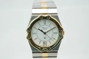 41 - Gedeeltelijk geelgouden met staal Unisex polshorloge Chopard St. Moritz kopen? Bied vanaf 350!