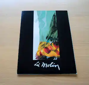 Lei Molin - Bijzondere uitgave met kleurenlitho en handgesigneerde tentoonstellingsaffiche verkocht voor € 25!
