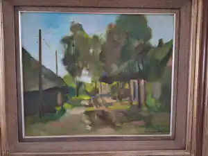 Theo Swagemakers - landschap verkocht voor € 100!