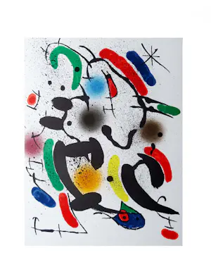 Joan Miro - Litografía original VI (band I) 1972 - Referentie Mourlot 862 kopen? Bied vanaf 139!