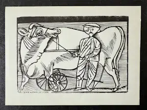 Gerhard Marcks - Ochsenknecht. Holzschnitt 1923 Werkverzeichnis Lammek H111 kopen? Bied vanaf 78!