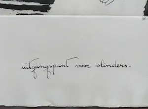 Ans Wortel - uitgangspunt voor vlinders - gesigneerde ets kopen? Bied vanaf 69!