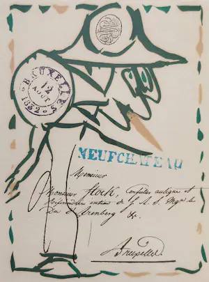Pierre Alechinsky - Neufchateau, litho (netjes ingelijst) kopen? Bied vanaf 350!