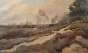 Anton Jakma - Zicht op Veluwe verkocht voor € 40!