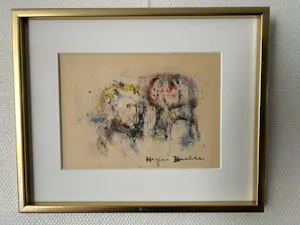 Mogens Balle - Abstracte compositie kopen? Bied vanaf 695!