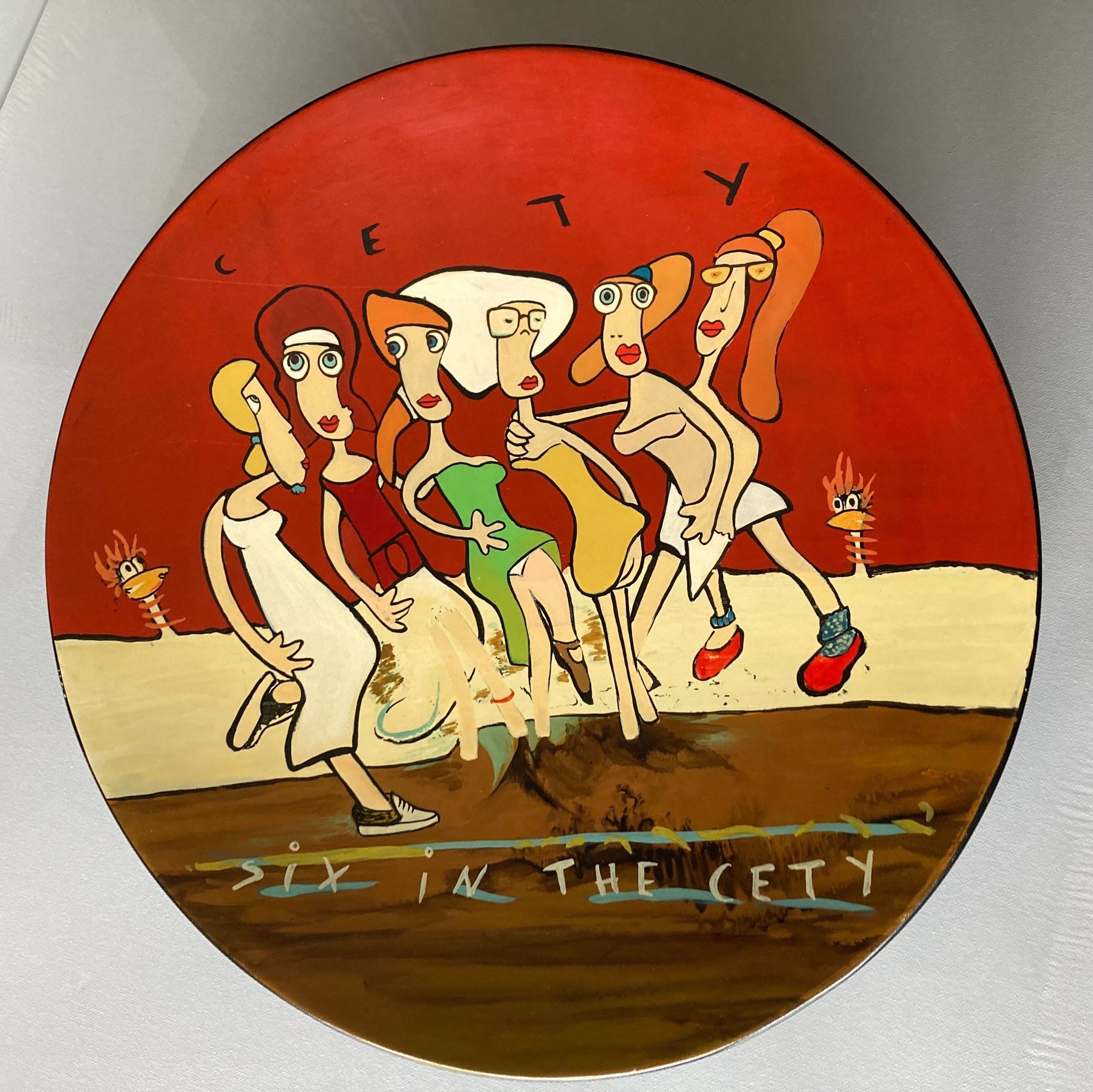 Jacob Herskind - Jacob Herskind Denemarken - Houten schaal - titel Six in the cety kopen? Bied vanaf 60!