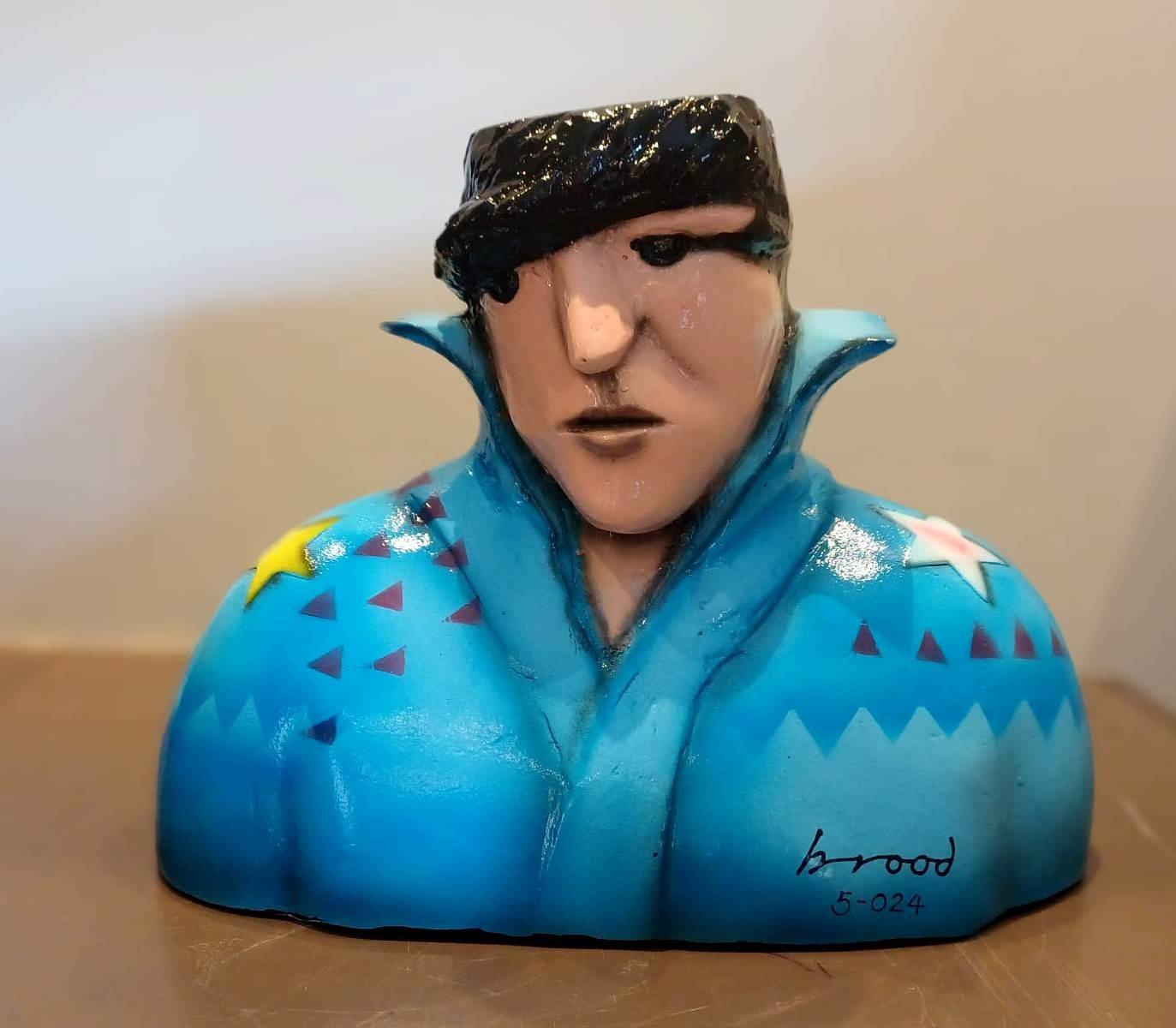 Herman Brood - beeld: Elvis(Groot!) -oplage slechts 100 stuks, met certificaat Xandra Brood kopen? Bied vanaf 325!