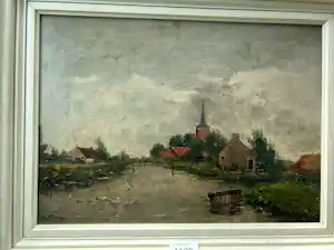 Johannes Fekkes Cremer - Landschap kopen? Bied vanaf 150!