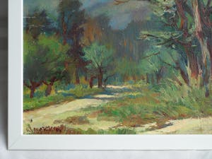 Klaas Pijlman - Olieverf op canvasboard , Cornetta, Italië - gesigneerd & ingelijst – 1980 kopen? Bied vanaf 35!