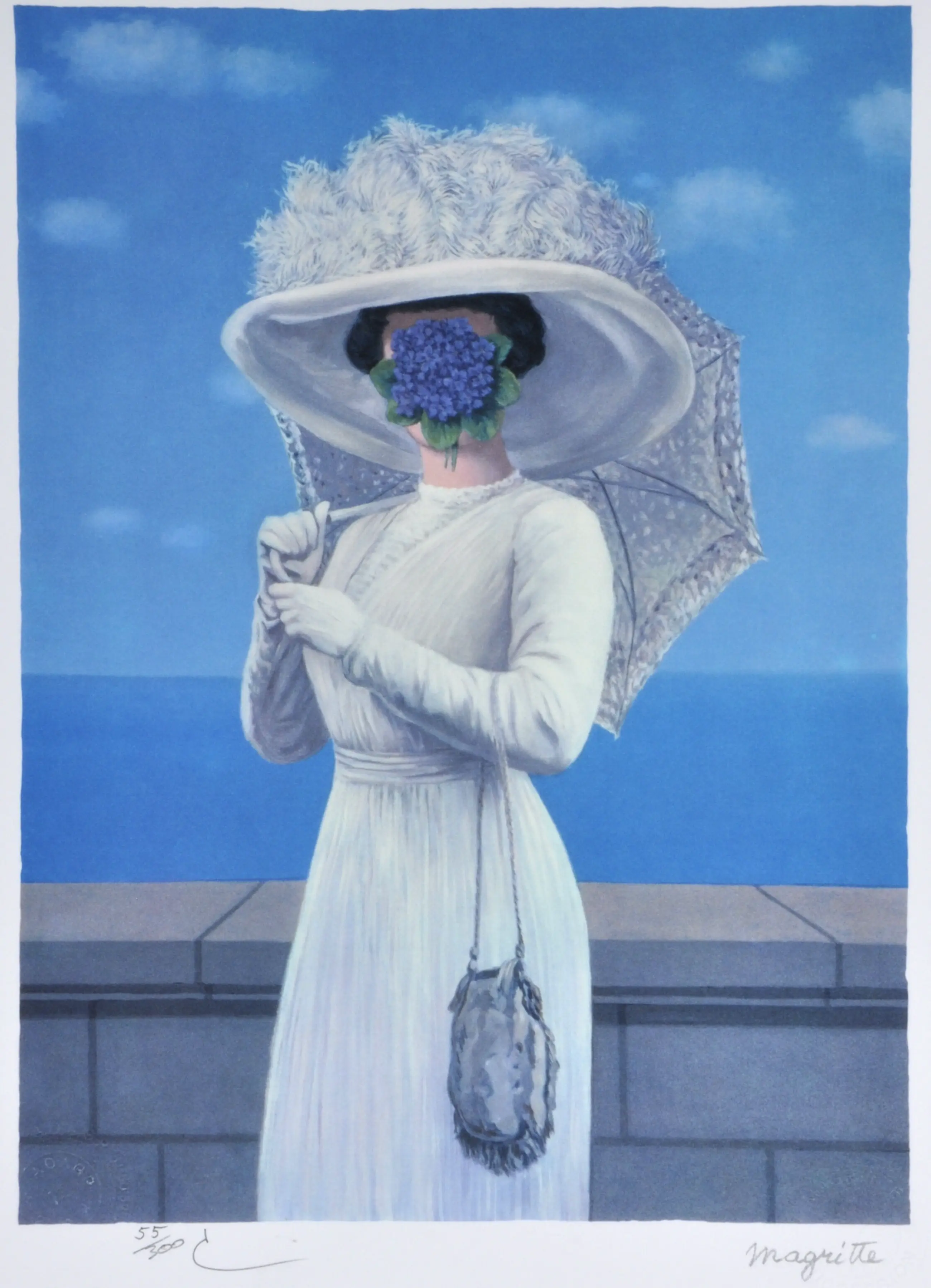 Rene Magritte - (naar) 'La grande guerre' (1954 ) , Lithografie sold! View  the auction result. | Kunstveiling.be