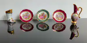 Royal Limoges - Miniatuur sierbordjes, laars en kan kopen? Bied vanaf 29!