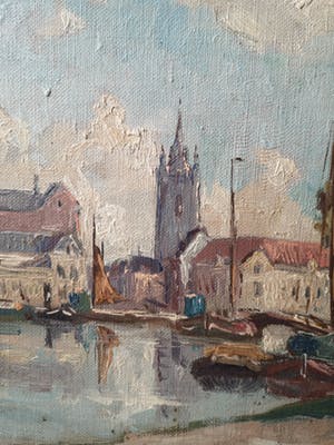 Willem Horselenberg - Havengezicht in Delft kopen? Bied vanaf 75!