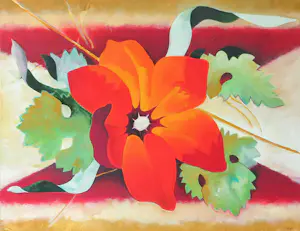 Jan van Delft - Acryl op doek, Tulp (groot) kopen? Bied vanaf 200!