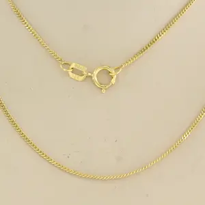 14k geel gouden collier - 45 cm lang kopen? Bied vanaf 110!