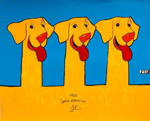 Jacob Herskind - De 3 honden verkocht voor € 50!