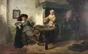 Herman ten Kate - Vrolijke Herberg scene verkocht voor € 1080!