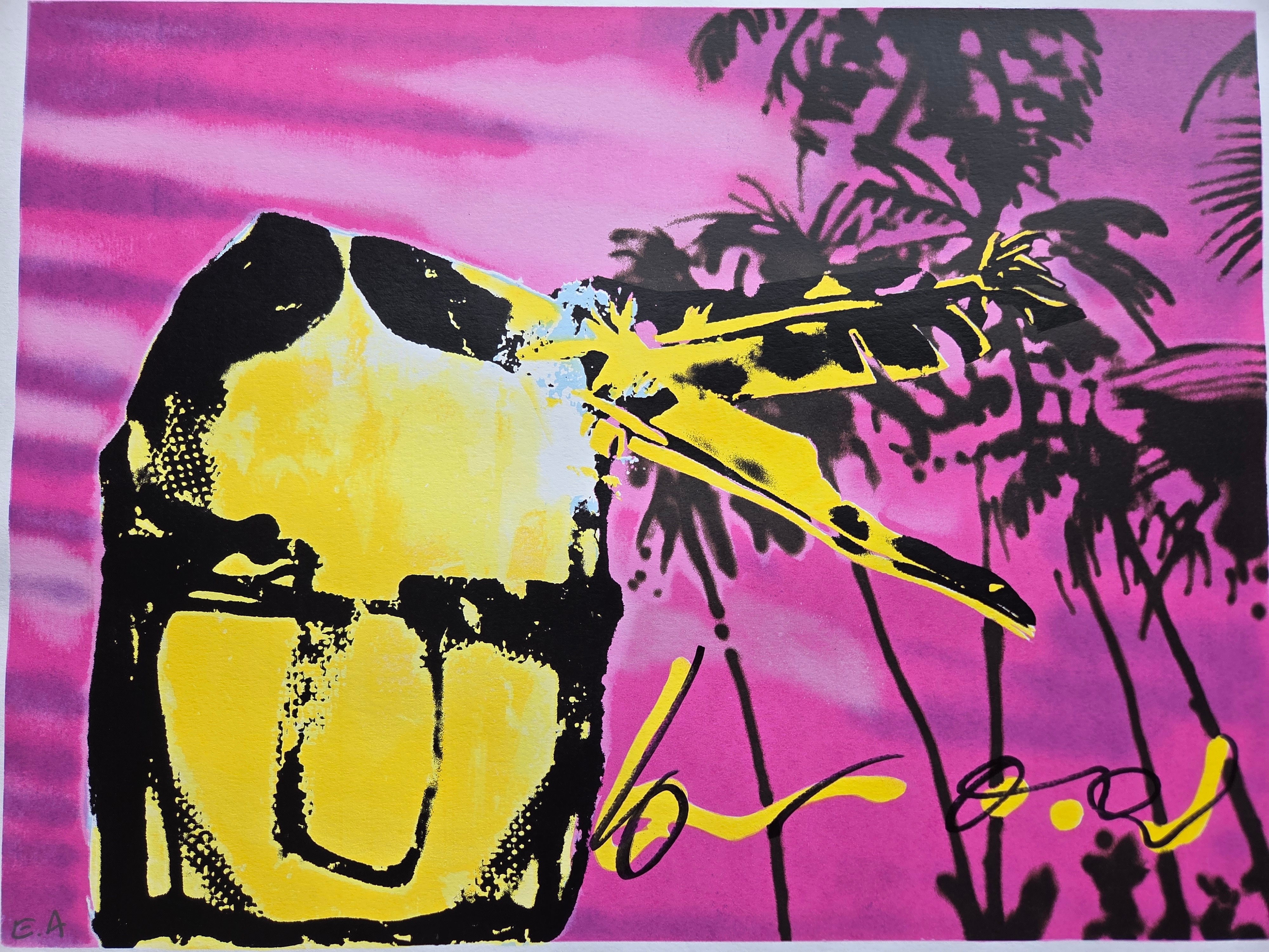 Herman Brood - Pink Indian (incl certificaat) kopen? Bied vanaf 279!