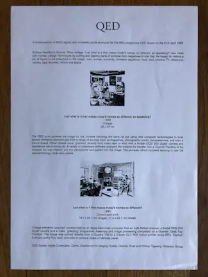 Richard Hamilton - Just what is it makes todays homes so different? kopen? Bied vanaf 490!