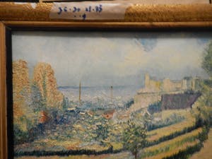 Niet of onleesbaar gesigneerd - kleurrijk impressionistisch landschap kopen? Bied vanaf 10!