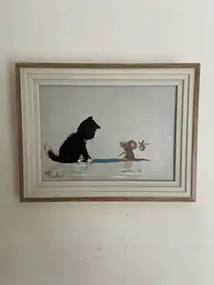 Henk Poeder - Kitten ontmoet muisje verkocht voor € 95!
