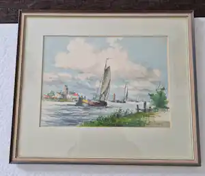 Marius de Jongere - Druk op het water verkocht voor € 75!