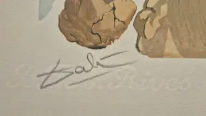 Salvador Dali - handgesigneerde surrrealistische houtsnede kopen? Bied vanaf 145!