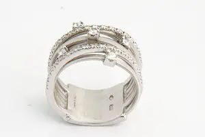 163- Exclusieve MARCO BICEGO 18 Krt design ring "GOA" met 0.40ct diamant kopen? Bied vanaf 970!