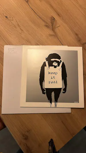 Banksy - DJ DM - laugh now Verkocht | Kunstveiling.be