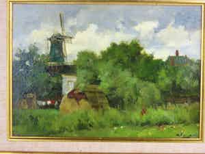 Adrianus Kuijpers - Molen aan de rand van een stad verkocht voor € 200!