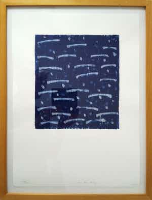 Jan van den Berg - Zonder Titel. "Studie naar stromend water" 2000 verkocht voor € 60!