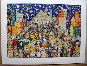 James Rizzi - printbook: met zes prints en een zeefdruk op de voorzijde(Nieuw!) kopen? Bied vanaf 50!