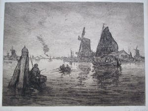 Oskar Paul Matthes - Ets Kagermeer Leiden kopen? Bied vanaf 35!
