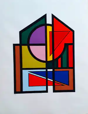 Guy Vandenbranden - Cathédrale de la lumiere verkocht voor € 290!
