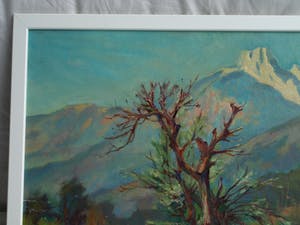 Klaas Pijlman - Olieverf op canvasboard , Cornetta, Italië - gesigneerd & ingelijst – 1980 kopen? Bied vanaf 35!
