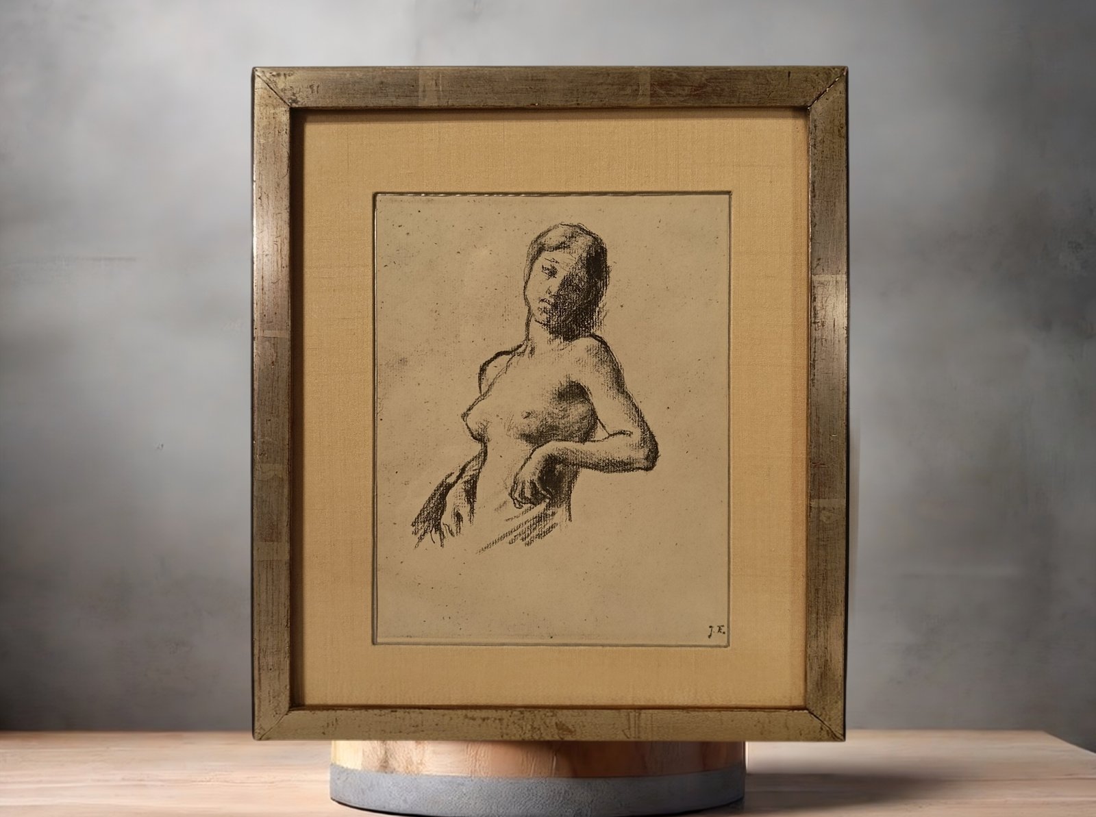 Jean-Francois Millet - Buste de Jeune Fille Nue. Lithographie originale d'après Jean-François MILLET kopen? Bied vanaf 100!